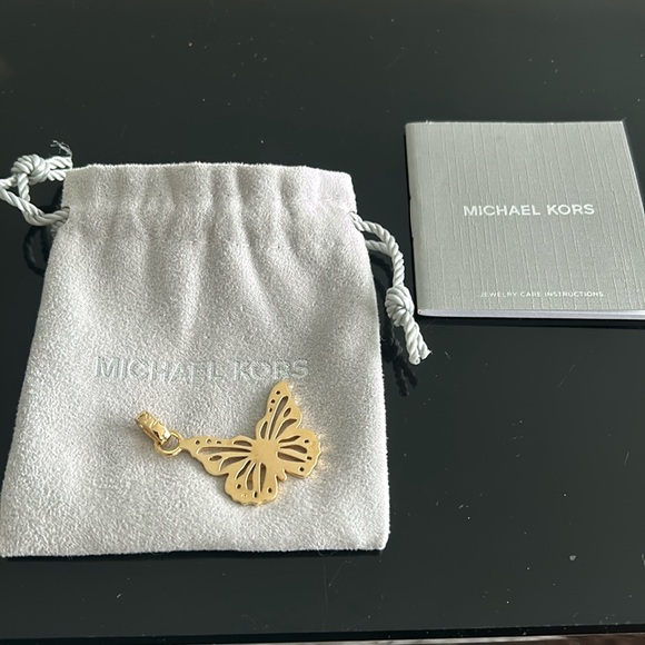 Pendant butterfly gold plated Michael Kors - Picture 1 of 3